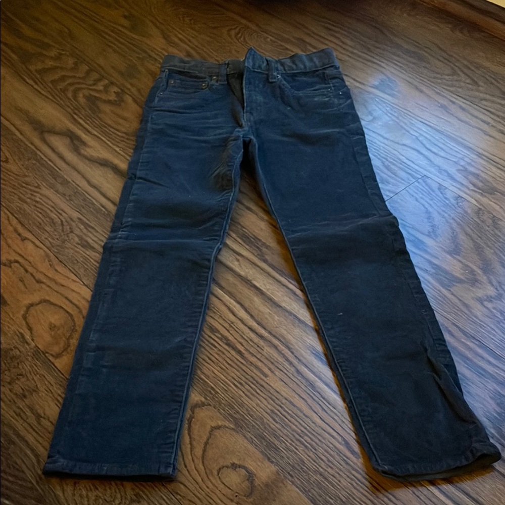 Dark Blue corduroy pant -crewcuts stretch